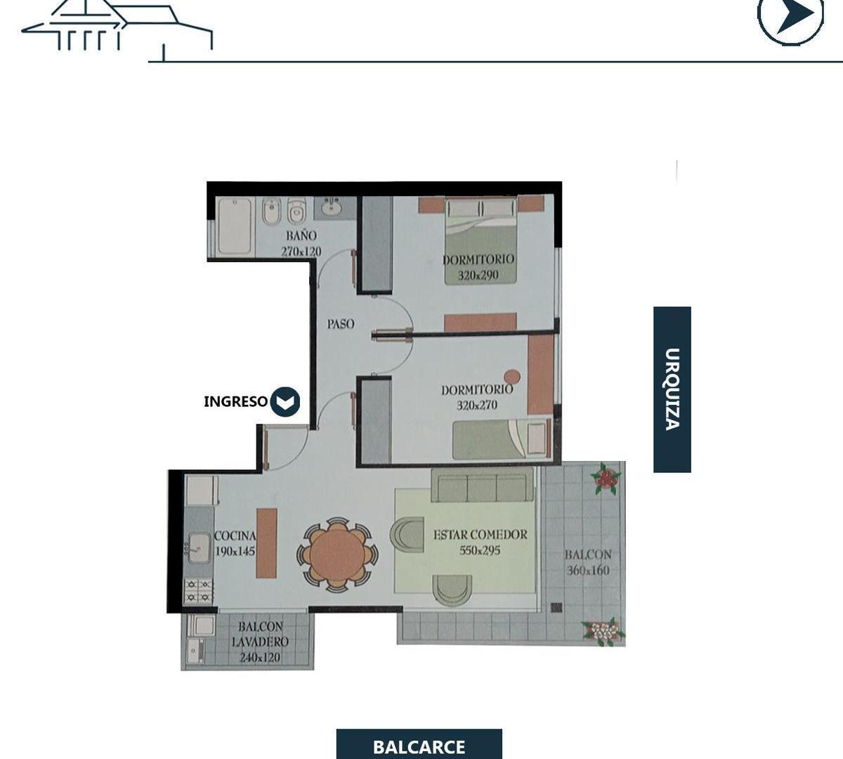 Foto de Piso Exclusivo - 2 dormitorios - Apto Crédito, imagen 5