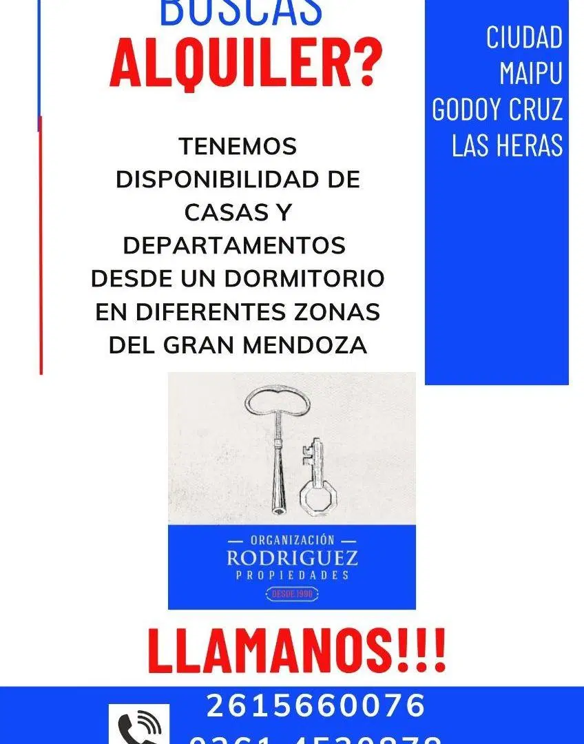 Alquiler GRAN MENDOZA. consúltanos! 2