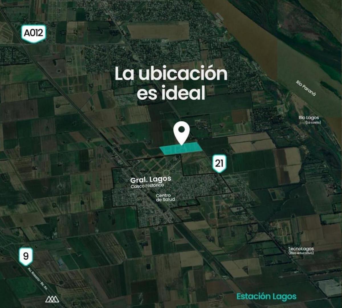 VENTA Terreno Estación Lagos / General Lagos, Santa Fe.