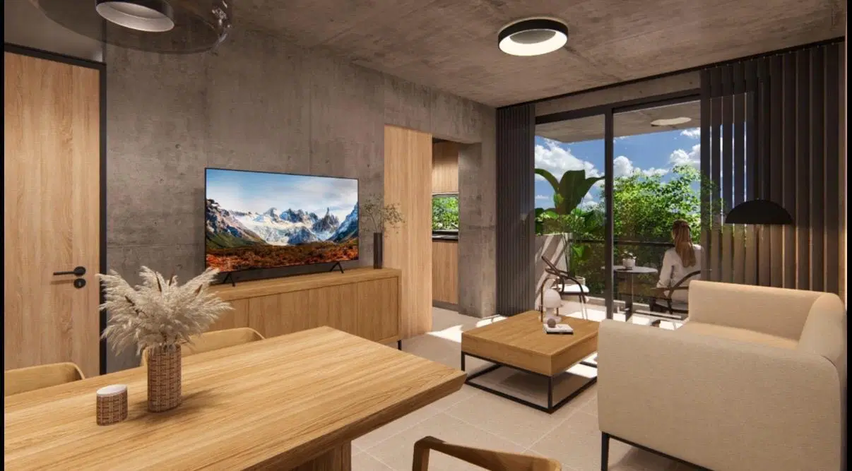 VENTA - Departamento de un dormitorio en construccion con amenities, Lourdes, Rosario 2