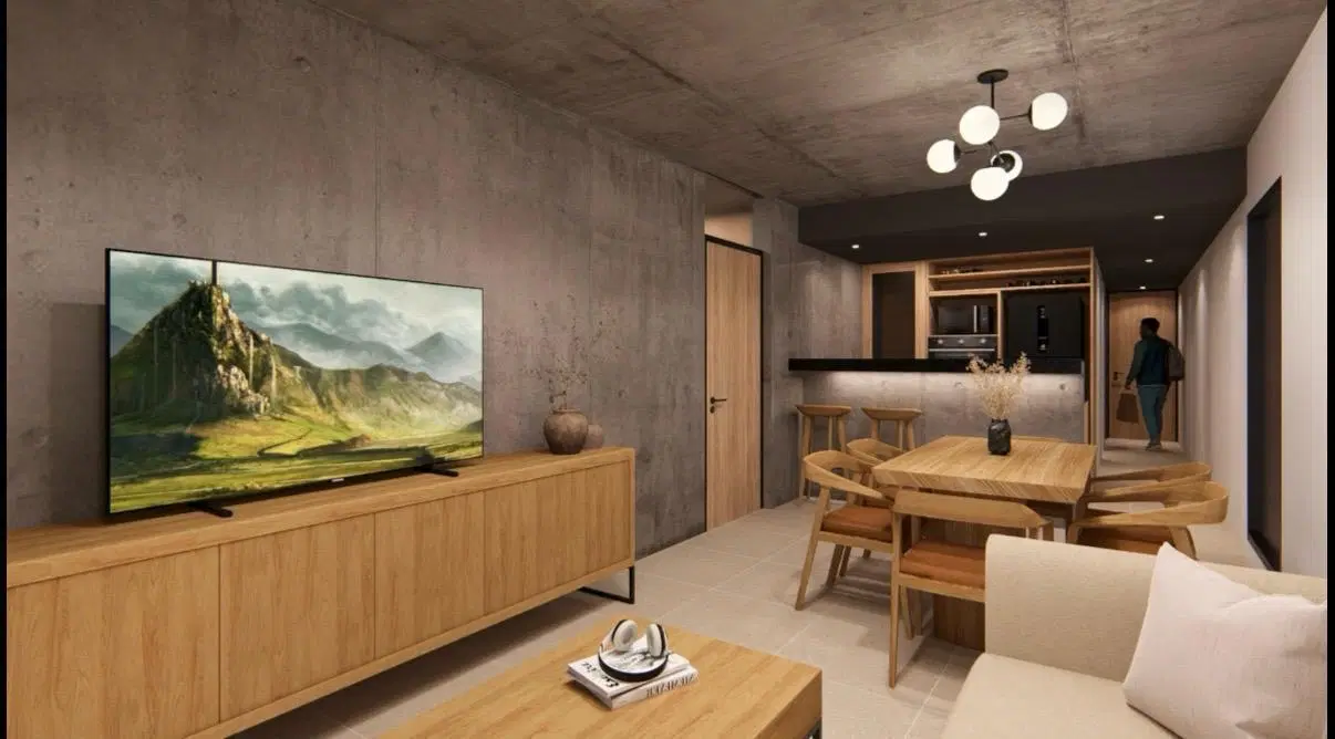 VENTA- Departamento de dos dormitorios en construccion, con amenities, Lourdes, Rosario. 5