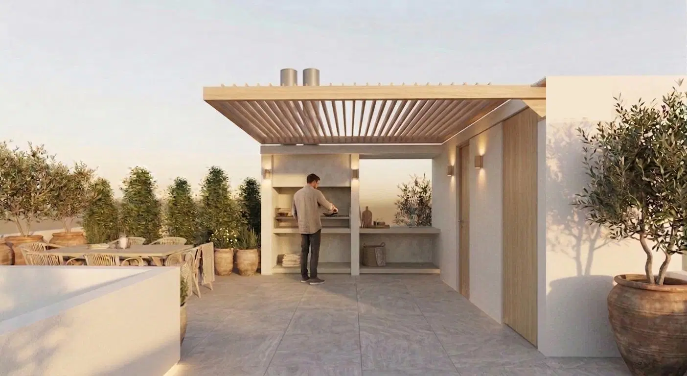 VENTA - Casa de dos dormitorios, patio y terraza con parrillero - Lourdes, Rosario. 2
