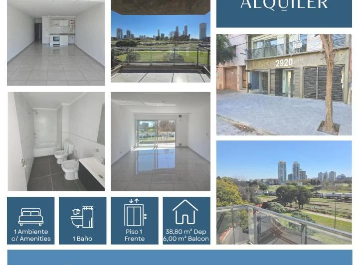 ALQUILER | Monoambiente en Pichincha – Güemes 2900 1