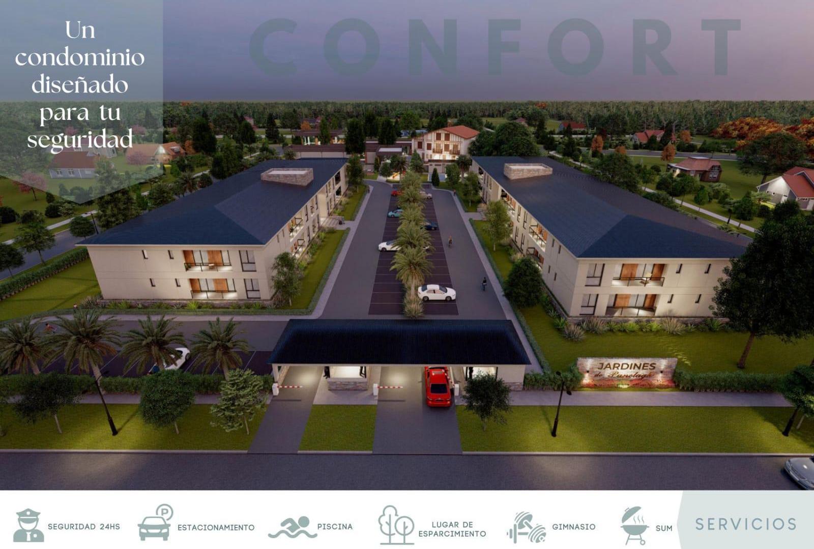 Foto de Departamento 2 ambientes en venta en Jardines de Ranelagh con amenities, imagen 4
