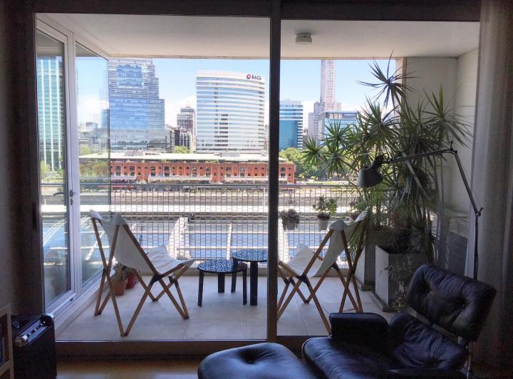 Alquiler Puerto Madero Departamento 4 ambientes Vista al Dique Piso Alto cochera  4