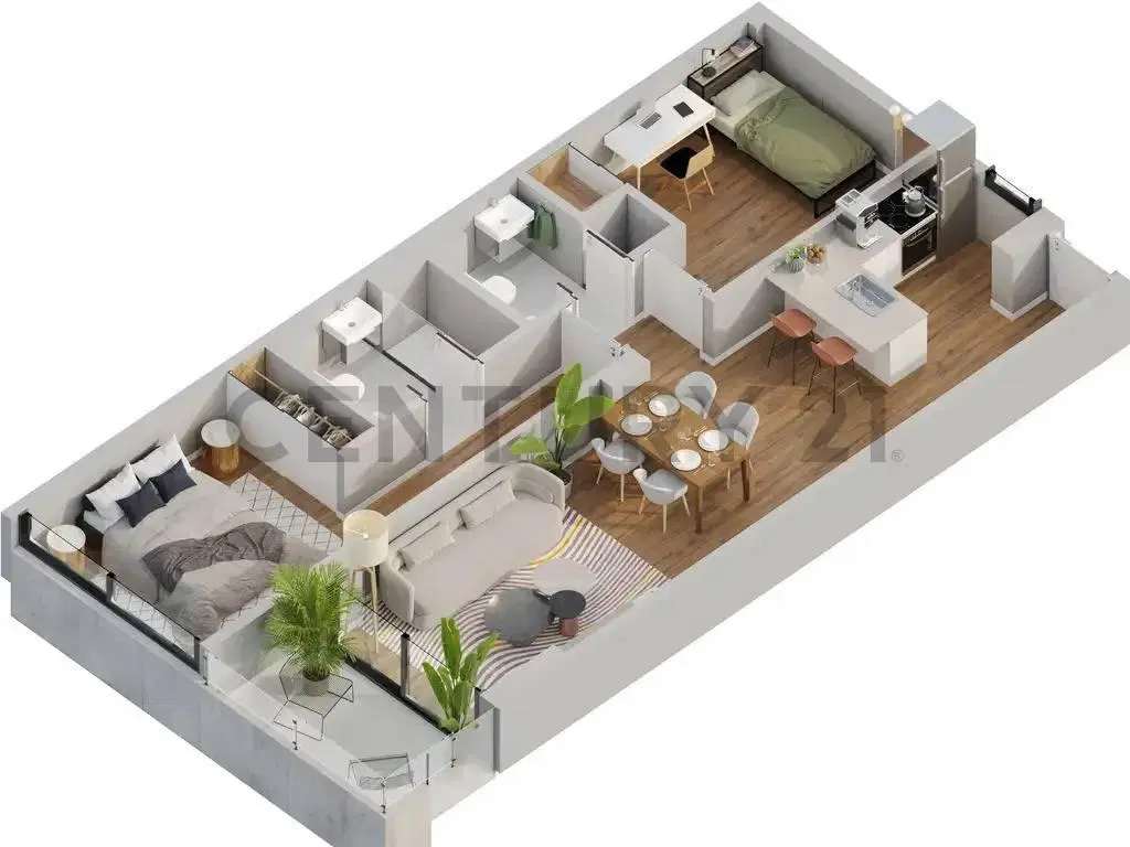 VENTA DEPARTAMENTO 3 AMBIENTES CON BALCON Y AMENITIES EN PALERMO 4
