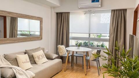 Alquiler Departamento 2 Ambientes completamente Amoblado 5 Piso Recoleta CABA