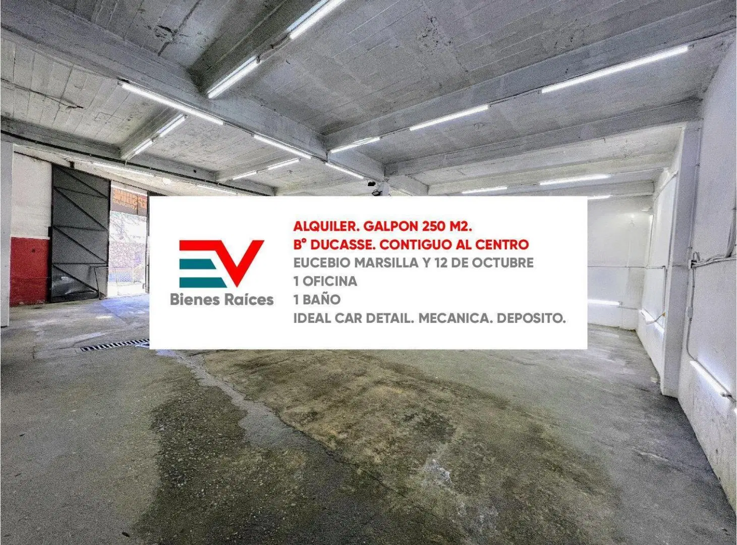 ALQUILER. B° DUCASSE. GALPON 250 M2. A MTS DEL CENTRO 2