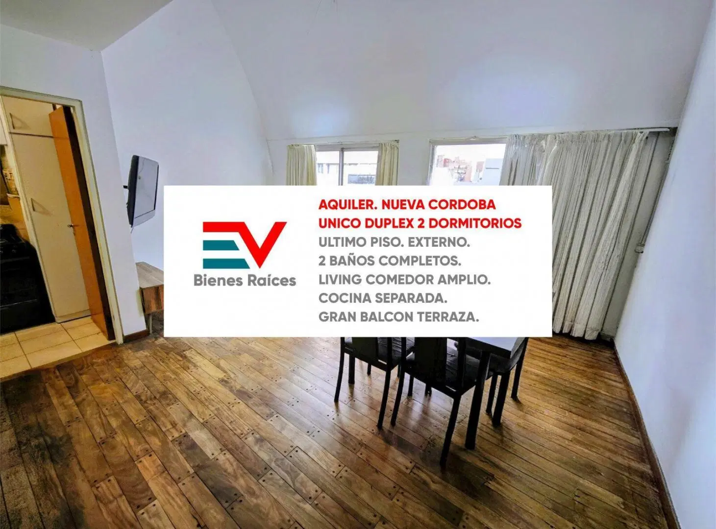 ALQUILER!. UNICO DUPLEX 2 DORM + 2 BAÑOS EN NUEVA CORDOBA. CRISOL E INDEPENDENCIA 1