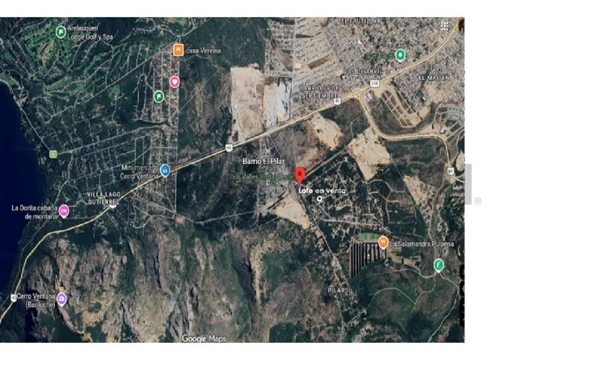 Lote en venta Dos Valles Bariloche 3