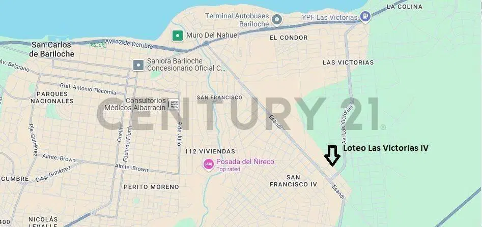 Lote en venta en Bariloche 2