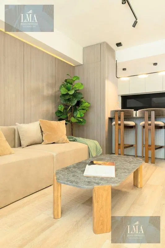 Departamento Mono ambiente Palermo Amueblado con Mobiliario Aire y Terraza propia y Baulera. 4