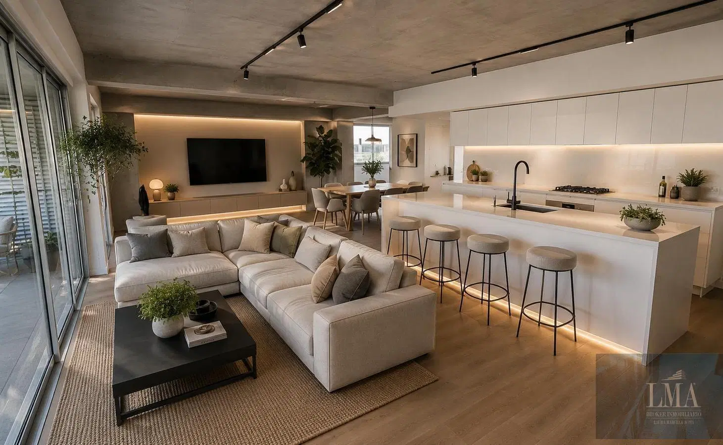 Venta Departamento 4 ambientes con balcon Aterrazado/parrilla/cochera. 3