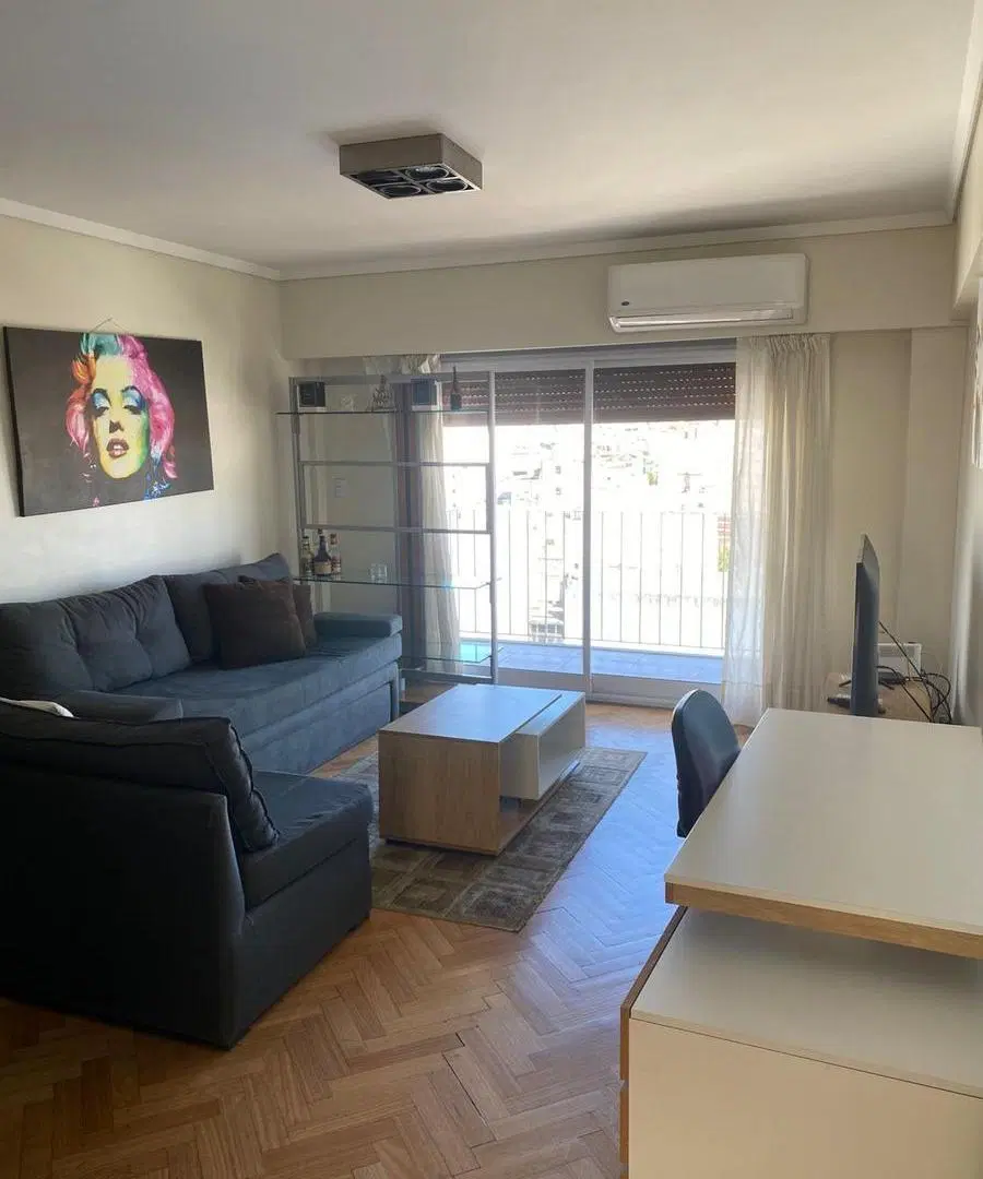 Departamento de tres ambientes amueblado en alquiler en Almagro 4
