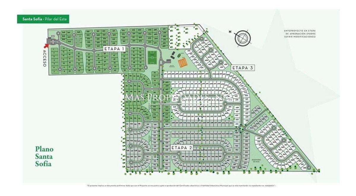 Foto de Venta Terreno / Lote interno en Pilar Del Este Barrio Santa Sofia, imagen 4