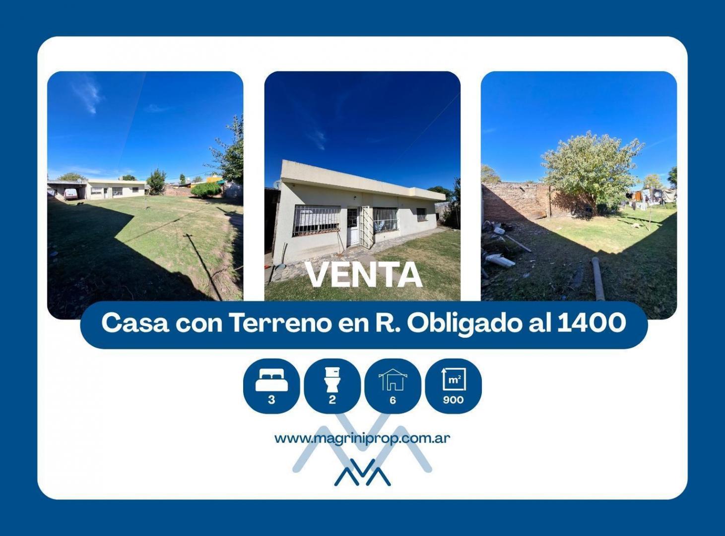 Casa con Terreno de 1700 m² en Rafael Obligado al 1400, Pergamino, Buenos Aires