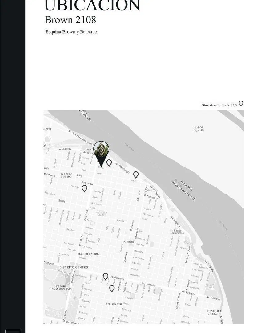 Desarrollo edificio deptos 1 y 2 dormitorios Zona RIO 5