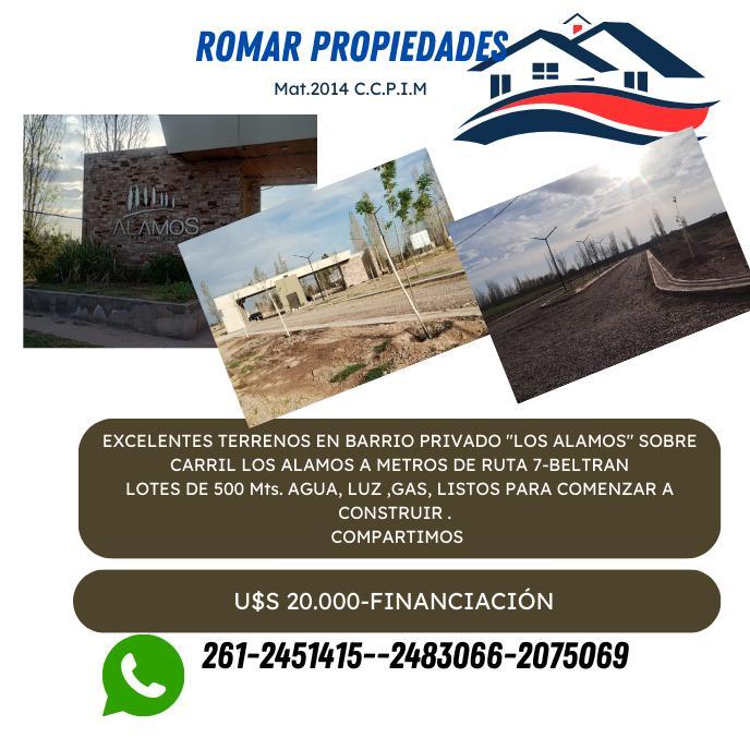 Foto de LOTES EN BARRIO PRIVADO LOS ALAMOS- CON FINANCIACIÓN, imagen 3