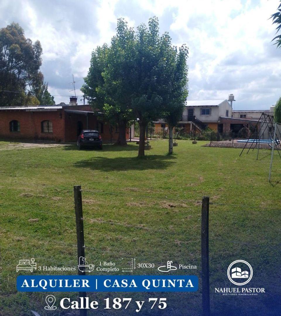 Casa con 3 dormitorios y pileta en alquiler Barrio Los Zorzales