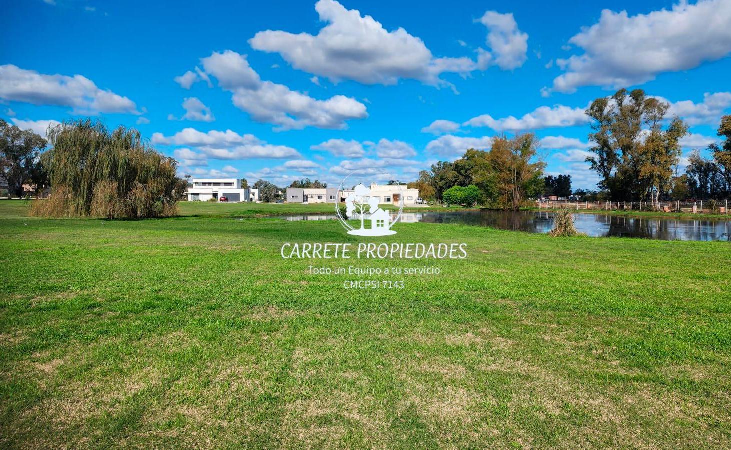 Nuevo PRECIO! OPORTUNIDAD.Lote en venta con fondo a Verde. Casuarinas del Pilar.