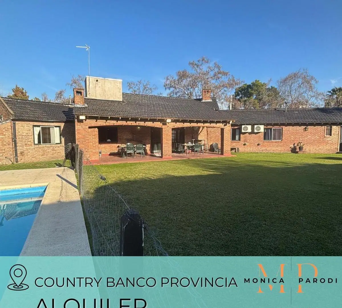 CASA EN ALQUILER EN COUNTRY BANCO PROVINCIA, FRANCISCO ALVAREZ 1