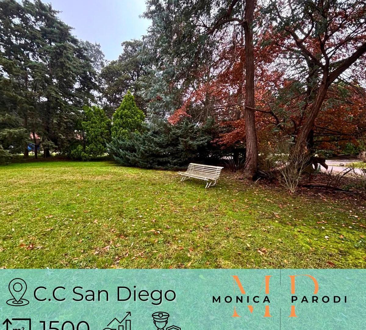 Lote de 1500 m2 en venta en Country San Diego, Francisco Álvarez