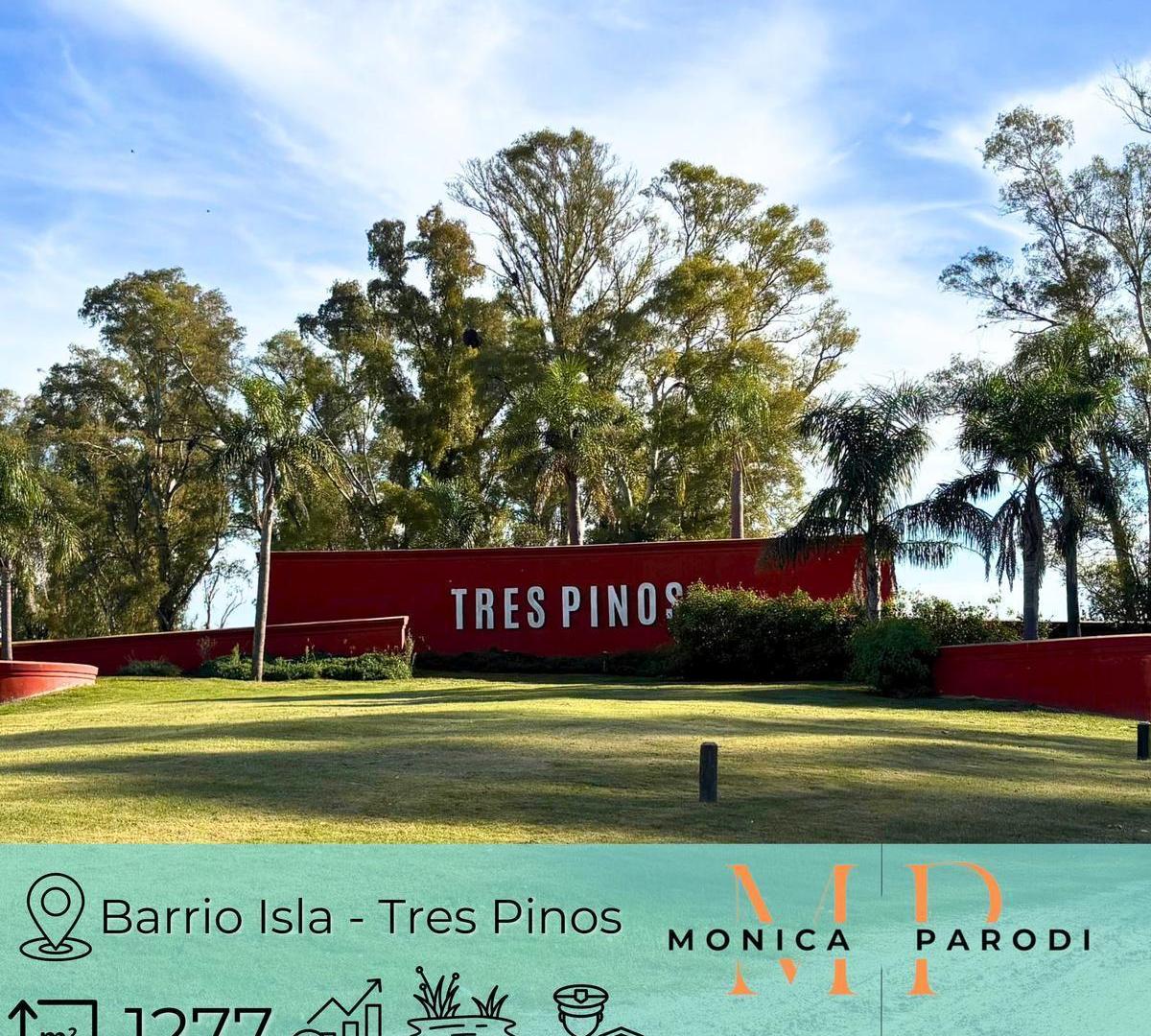 LOTE EN VENTA EN BARRIO ISLA – TRES PINOS, GENERAL RODRÍGUEZ