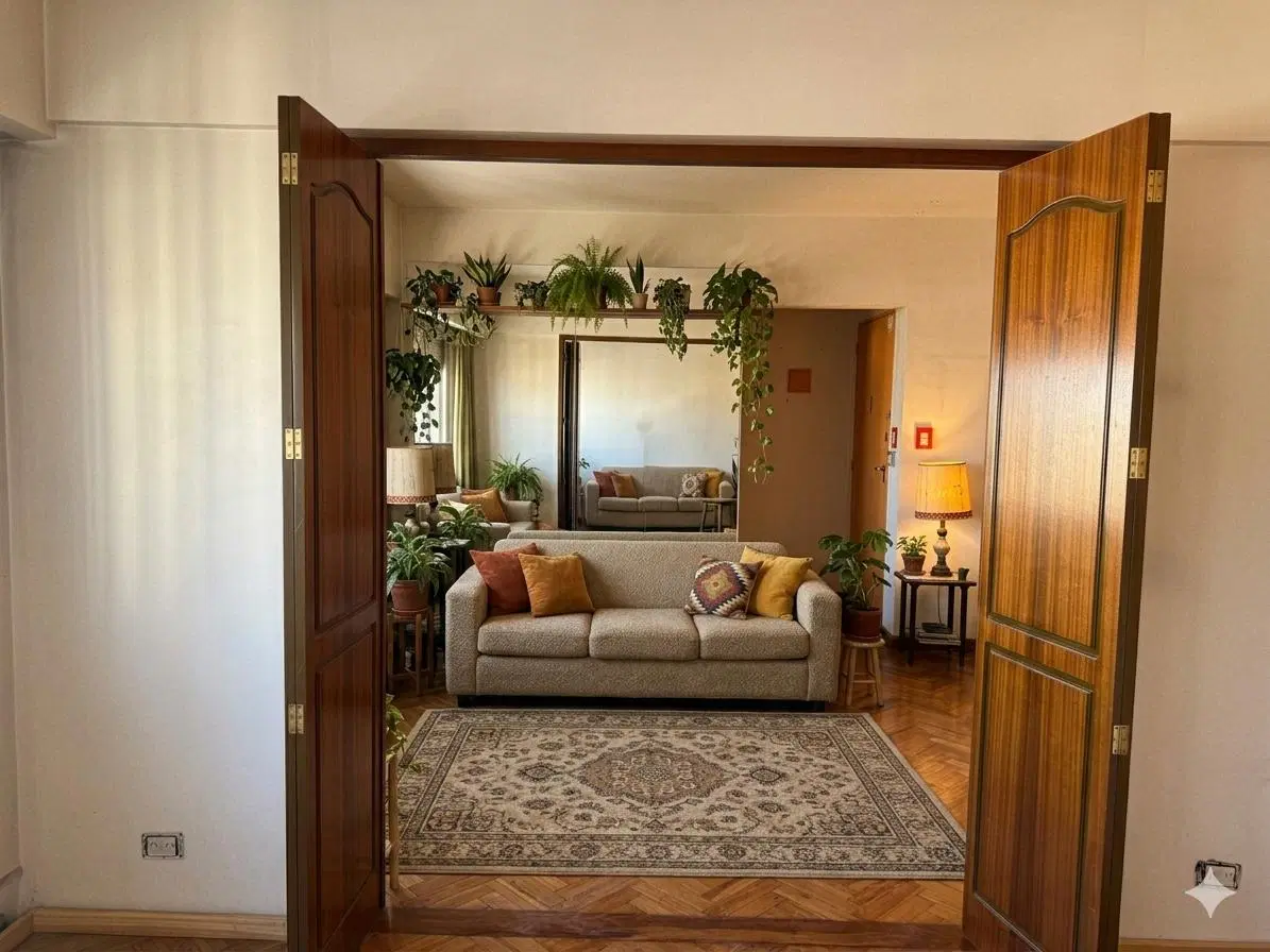 Departamento con vista abierta. Apto profesional.Luminoso 2