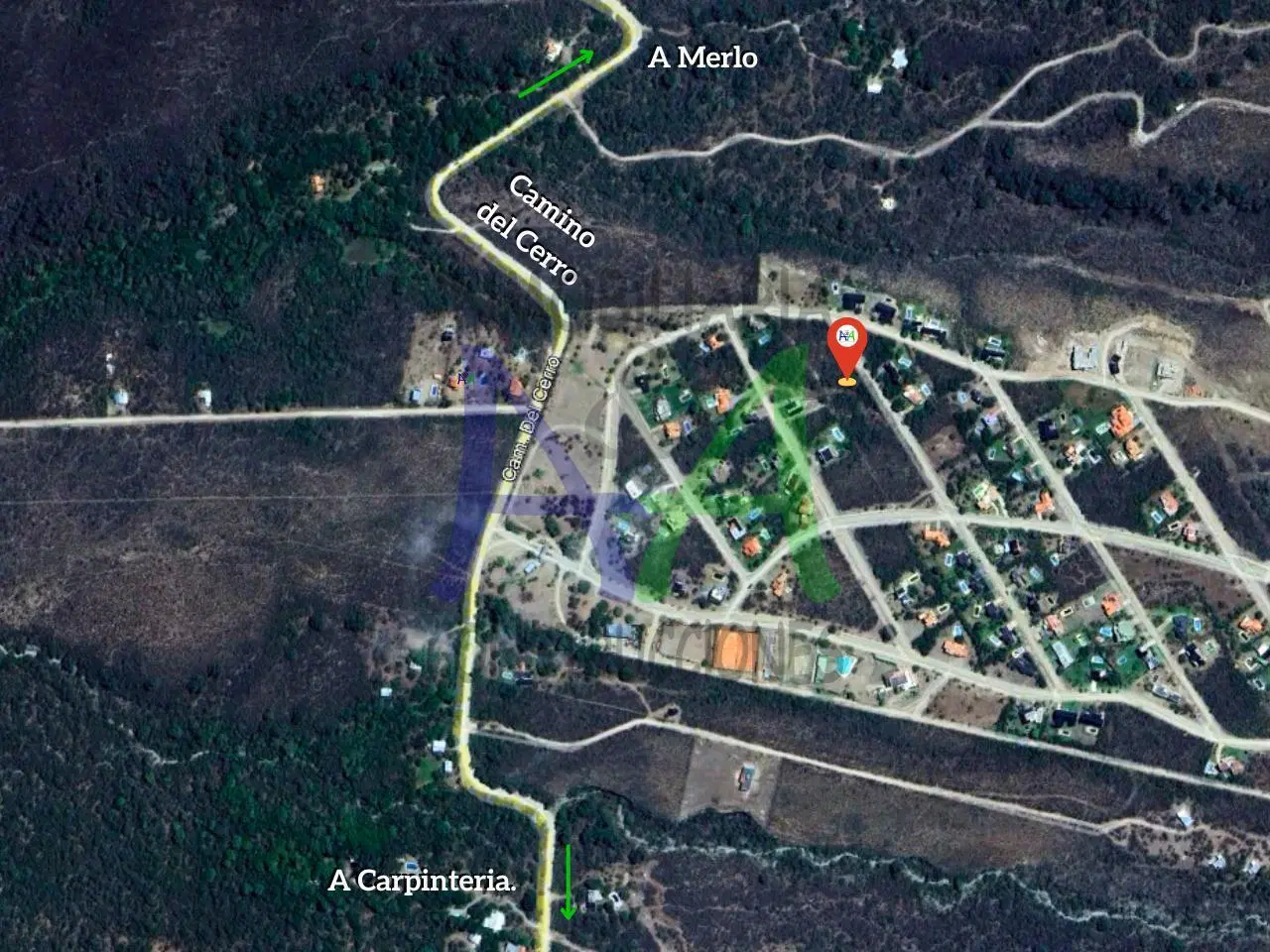 Terreno en venta Las Cascadas, Carpintería 3