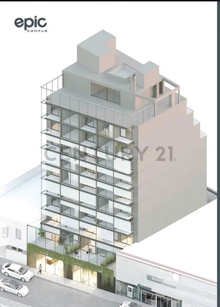 Viví o invertí en Cordón Sur-Apartamento 1D Frente-terraza-Amenties-Piscina 4