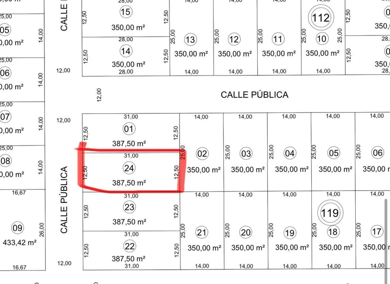 LOTE EN VENTA DE 387 MTS APTO DÚPLEX EN PAMPAS DE MANANTIALES 3