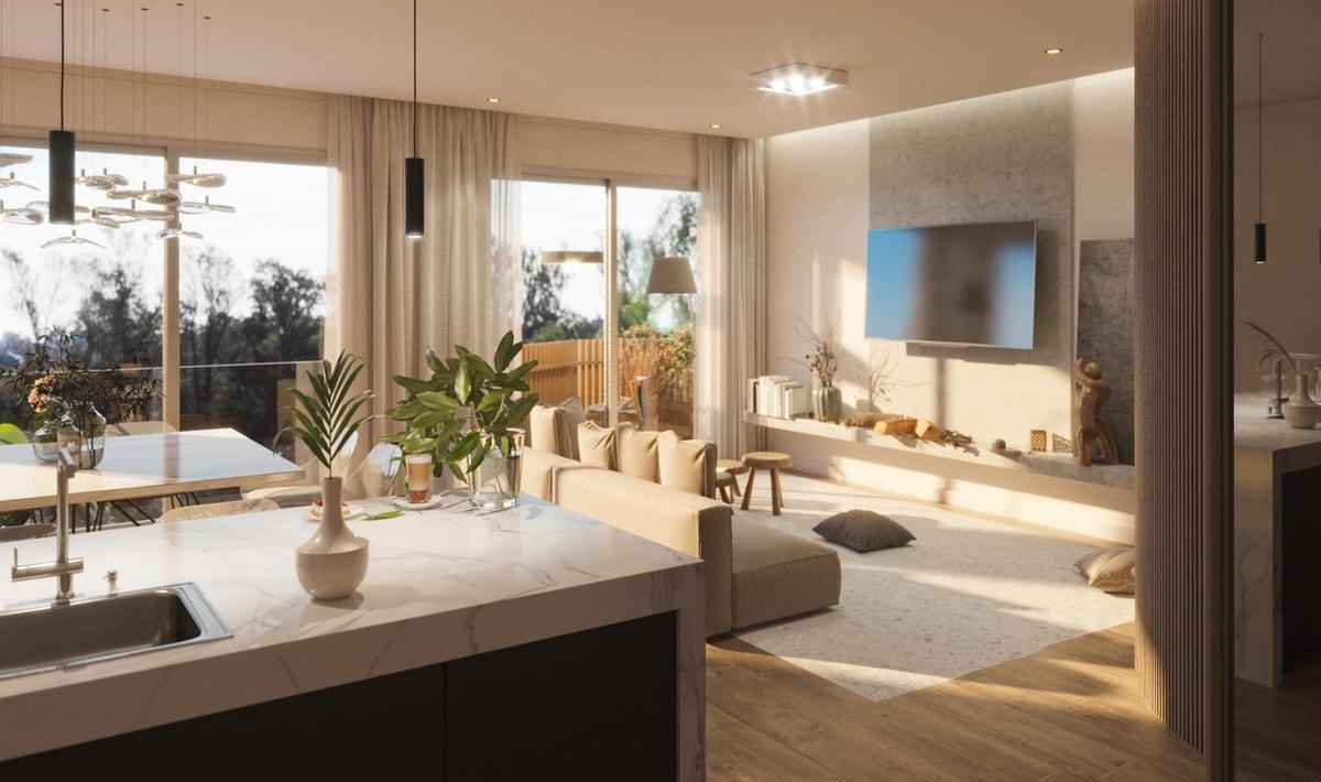Venta Departamento 3 Dorm. Terraza Exclusiva en Construcción - Pichincha 4