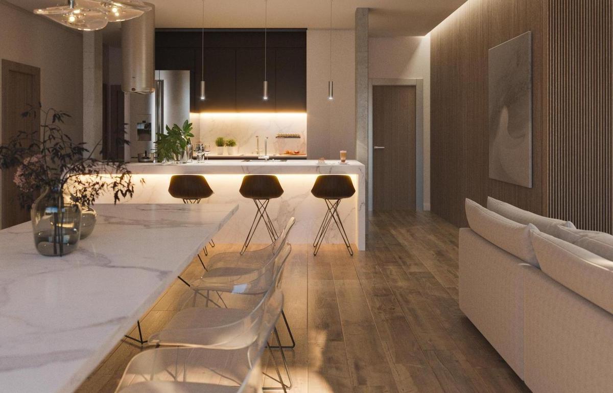 Venta Departamento 3 Dorm. Terraza Exclusiva en Construcción - Pichincha 2