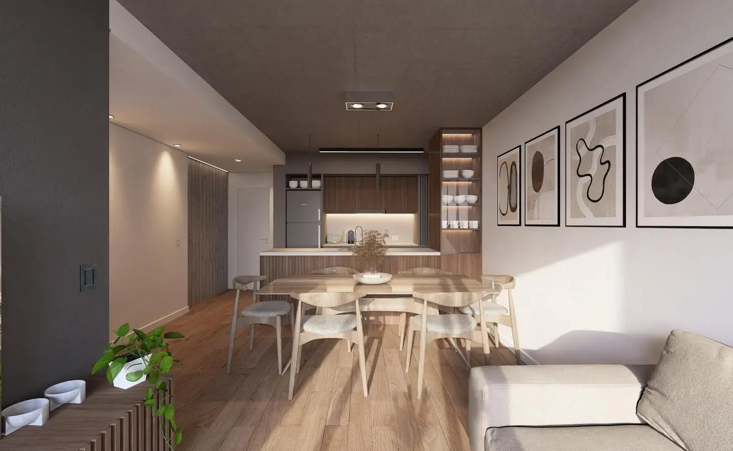 Venta departamento 2 dormitorios en Pichincha 3