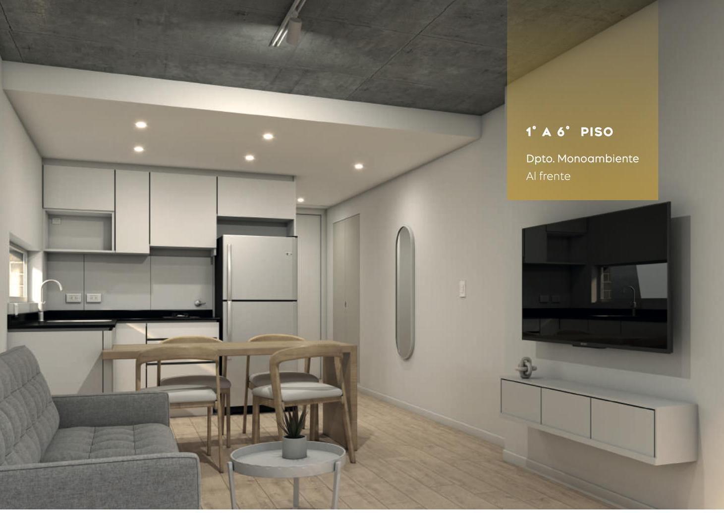 Foto de VENTA 3 DE FEBRERO 2378 MONOAMBIENTE AL FRENTE - EN CONSTRUCCIÓN, imagen 3