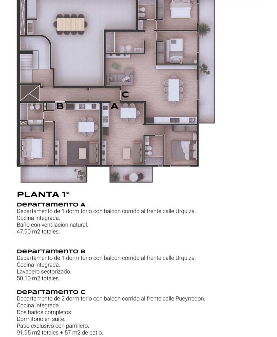Foto de VENTA DEPARTAMENTO 1 DORMITORIO PICHINCHA - AMENITIES, imagen 4