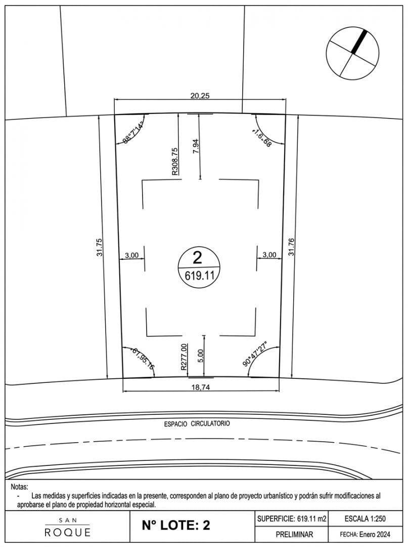 Foto de 100% FINANCIADO- LOTE EN BARRIO SAN ROQUE, imagen 3