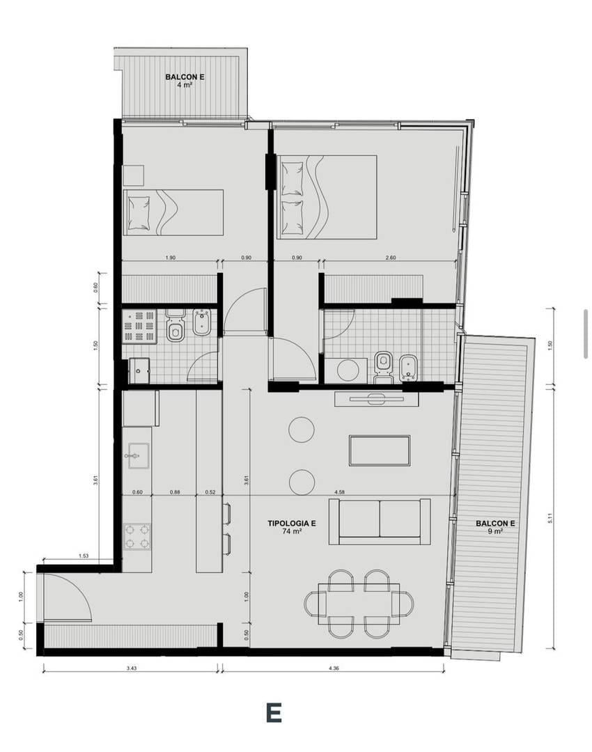 Venta de Departamento en Construcción de 3 Ambientes en Villa Crespo