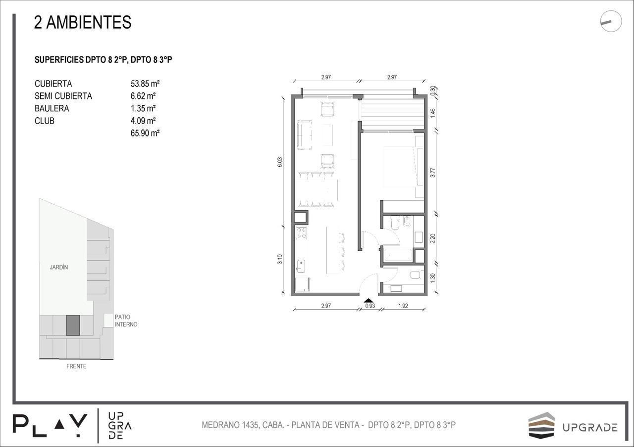 Upgrade Play - Departamento de dos ambientes en venta en Palermo