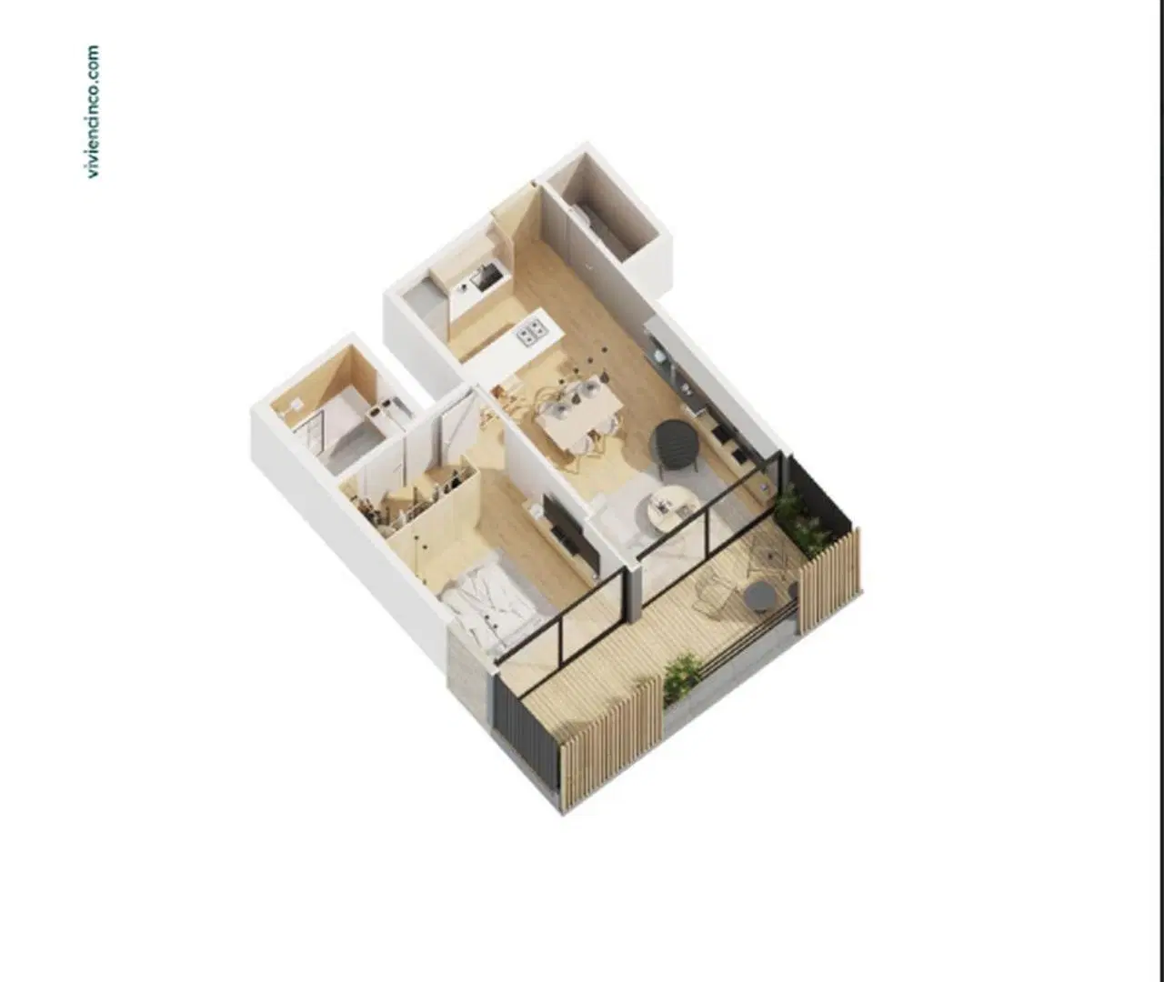 VENTA DE DEPARTAMENTO 2 AMBIENTES PREMIUM EN EL CORAZON DE BELGRANO - CINCO 3