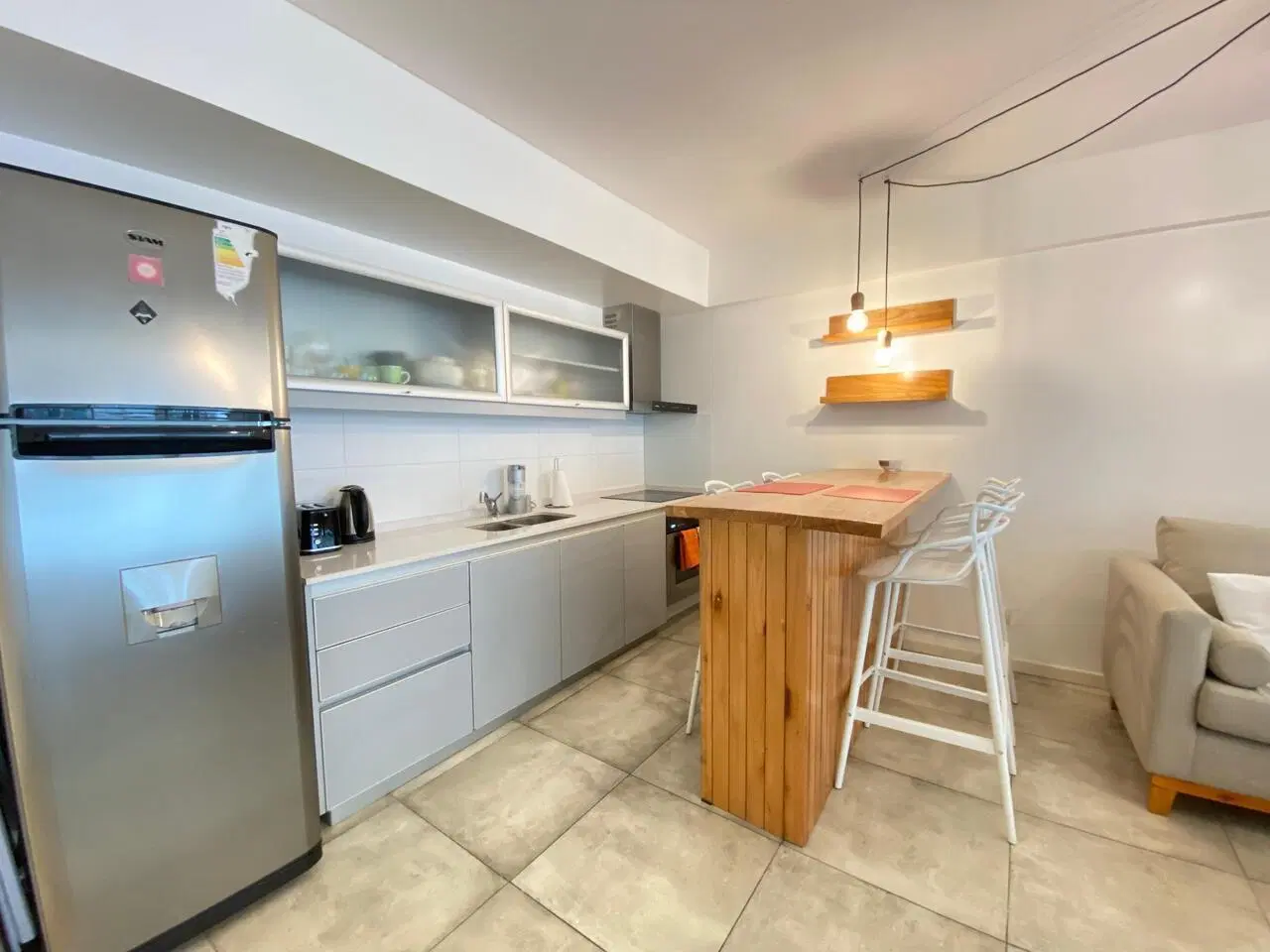 Alquiler Temporario - Recoleta - Av. Santa Fe y Agüero, departamento tipo LOFT piso 8 al frente. 4