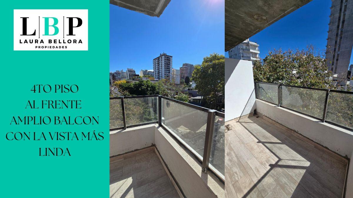 VENTA A ESTRENAR MONOAMBIENTE BALCON FRENTE VISTA ABIERTA 37M2