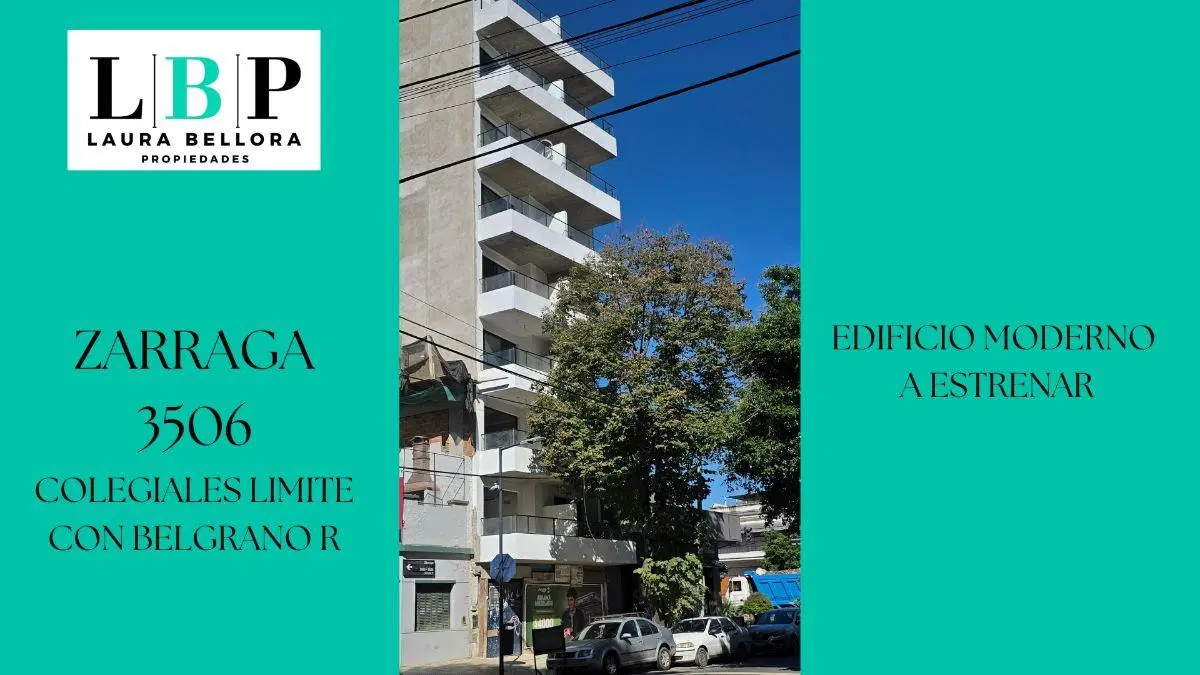VENTA A ESTRENAR MONOAMBIENTE BALCON FRENTE VISTA ABIERTA 37M2 2