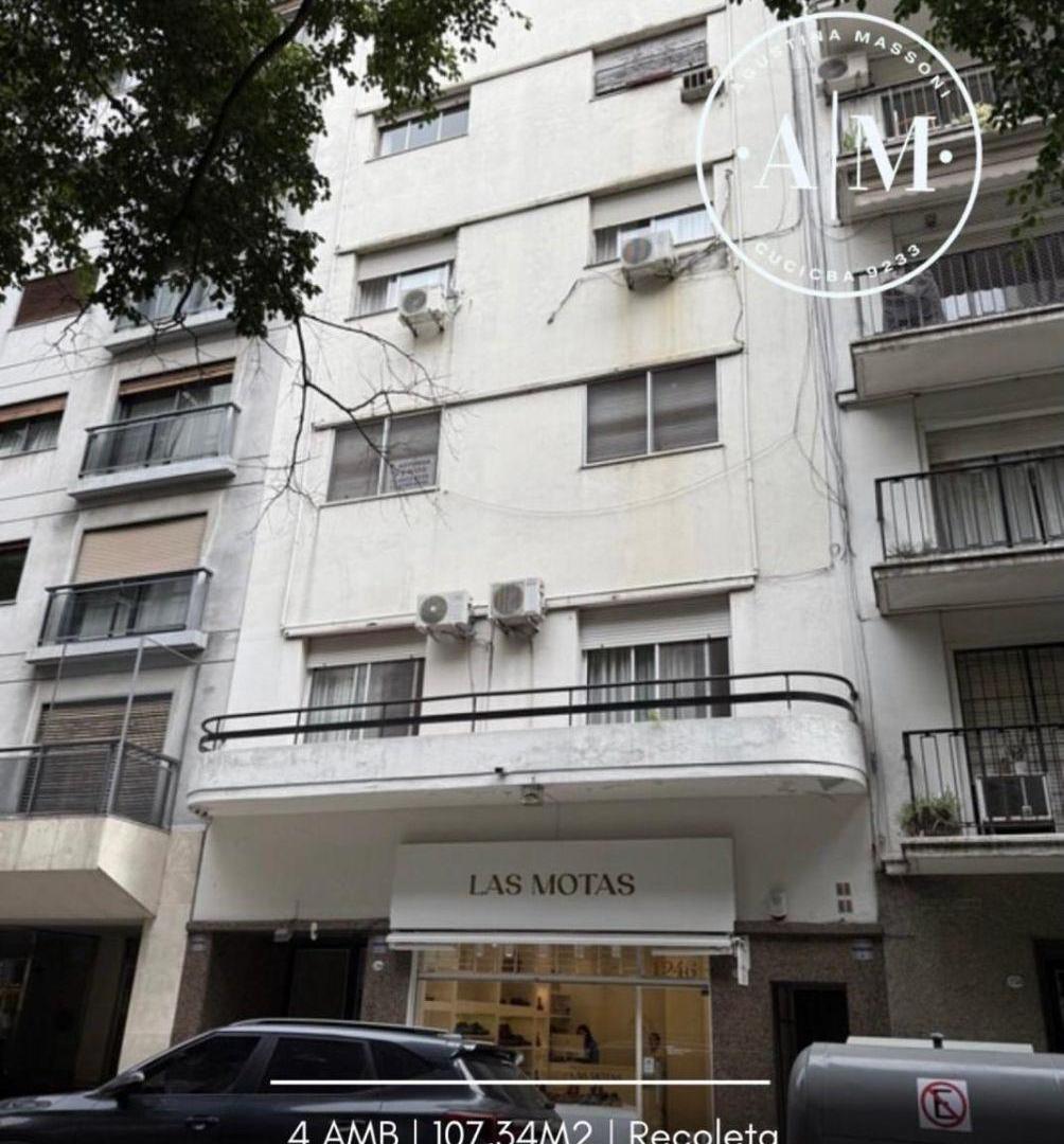 Impecable 4 Ambientes Con Dependencia | Cerca A Plaza Vicente López En Recoleta