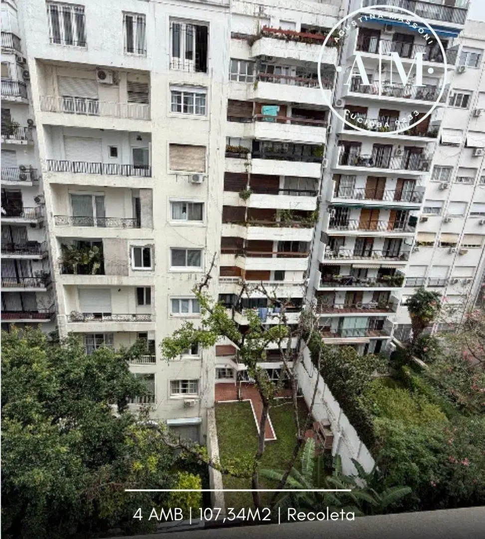 Impecable 4 Ambientes Con Dependencia | Cerca A Plaza Vicente López En Recoleta 4