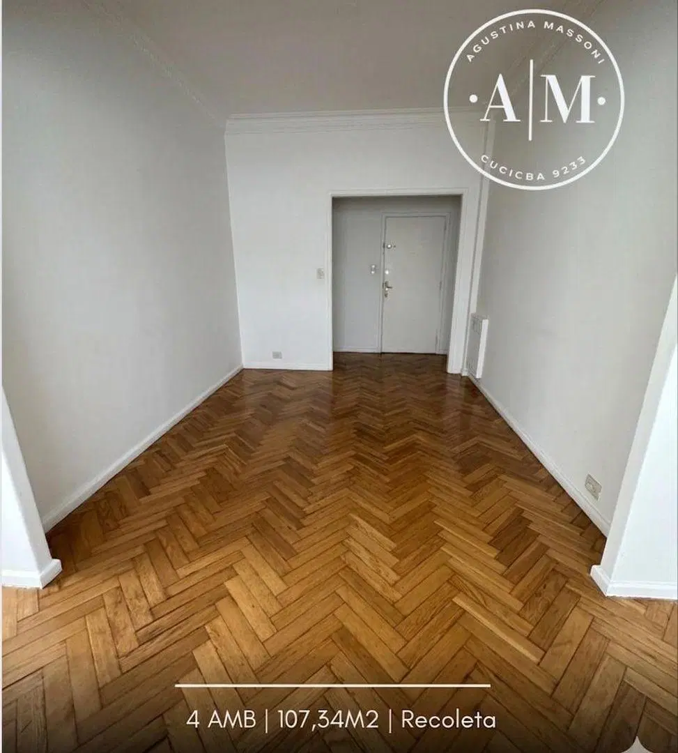 Impecable 4 Ambientes Con Dependencia | Cerca A Plaza Vicente López En Recoleta 2