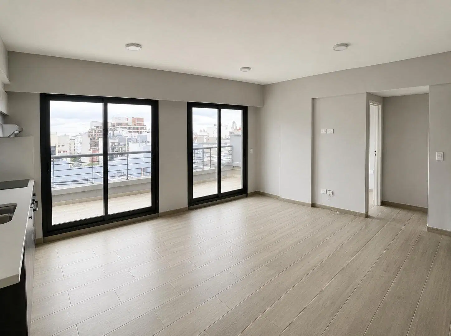 Departamento de 2 ambientes con balcón terraza 5