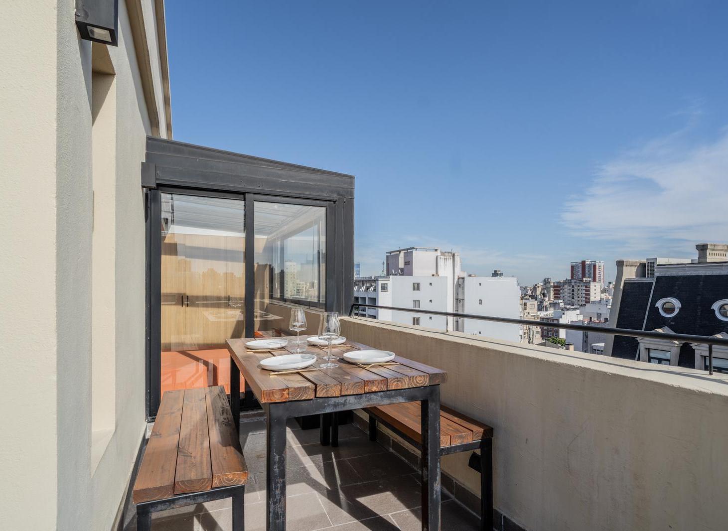 Foto de Departamento de 3 ambientes de diseño único con terraza propia, luz y, imagen 4