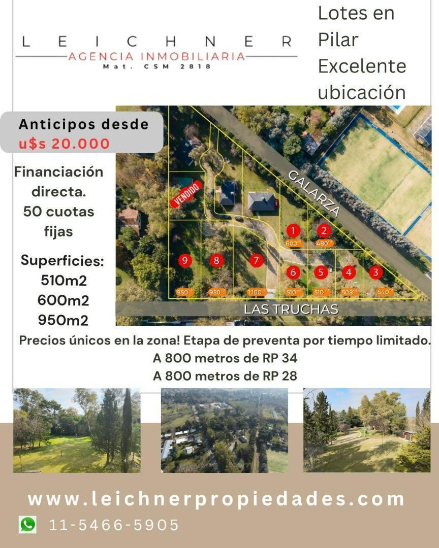 Venta, Lote financiado, Pilar