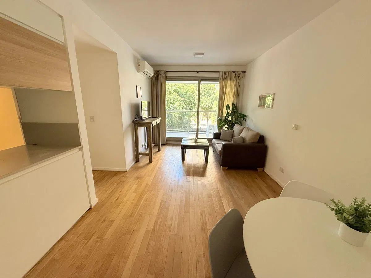 Dos ambientes en Torre con seguridad, al lado del Polo || Con Muebles || Edificio full amenities 5